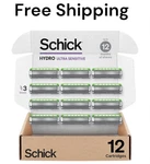 Schick Hydro Ultra Sensitive Razor Refills 12CT 3 Blade Heads For Men.... Fixed Price $24.99.