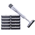 Taconic All Metal Trac 2 / Ii Compatible Razor & 10 Twin Blades. Fixed Price $28.88.