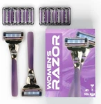 Forever Gem Women Razor With 2 Handles & 10 Blades. Fixed Price $19.49.