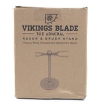 Luxury Razor Brush Stand, The Admiral By Vikings Blade, Ancient Look. Fixed Price $18.00.