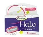 Personna Halo Women 5 Blade Razor 4 Replacement Cartridges. Fixed Price $22.99.
