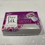 Pure Silk Contour 6 Razor Blade Cartridge Refill Pack, 4 Count Free Ship. Fixed Price $15.00.
