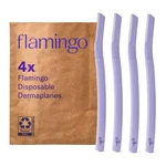 Dermaplane Face Razors Women Disposable Pack Of 4 Flamingo. Fixed Price $20.00.