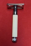 Edwin Jagger Double Edge Safety Razor - Off White Excellent Condition!!. Fixed Price $20.00.