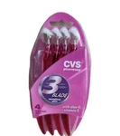 Cvs Womens 3 Blade Disposable Razors 4CT W/ Lubricating Strip Sensitive Skin New. Fixed Price $9.99.