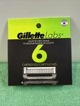 New Gillette Labs Razor Blades Refill Cartridges 6 Piece -sealed. Fixed Price $21.00.