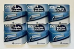 48-PACK Of Cvs Tri-flexxx Triple Razor Blade Cartridge Refills, Fits Any Sensor. Fixed Price $74.85.