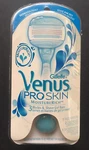Gillette Venus Proskin Moisture Rich One Razor, Two Cartridges, Shower Hook New. Fixed Price $7.99.