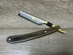 Dovo 10681193 Bergischer We 6/8" Straight Razor Horn Scales Solingen Germany. Fixed Price $199.95.