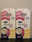 Lot Of 2 - Schick Intuition F.a.b. Forward & Backward Bidirect Razor With Handle. Fixed Price $54.99.