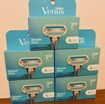 5 - Gillette Venus Smooth Roux Razor 3 Blade Refills 4 Pack Women. Fixed Price $50.00.