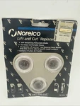 Nos Vtg Norelco Lift & Replacement Razor Heads 1915XL 3 Cutters Combs. Fixed Price $18.53.