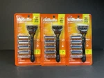 Lot Of Gillette FUSION5 Razor Blade Cartridge Refills +3 Handles. Fixed Price $39.98.
