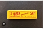 1960S E. Weck Sextoblades Safety Razor Str 5S (5 Pack Blades) Factory Sealed. Fixed Price $17.95.