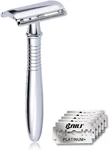 Baili Classic 3-PIECE Metal Double Edge Eco Safety Razor Long Handle Wet.... Fixed Price $16.99.