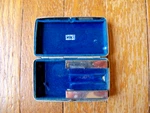 1960S Blue Hoffritz Safety Razor Box Made In Germany With Blade Cases. Fixed Price $25.00.