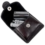 Parker Traditional Shaving Razor - Brass & Leather. Fixed Price $67.49.