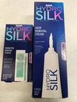Pk: Schick Hydrosilk Hair Removal Cream & Targeted Wax Strips - E12E. Fixed Price $15.99.