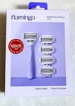 Flamingo Women's Razor Multipack 1 Lilac Handle & 5 Blade Cartridge. Fixed Price $11.99.