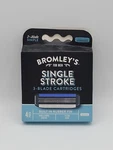 Bromleys For Men Single Stroke 3-BLADE Cartridges 4 Pack *new. Fixed Price $19.99.