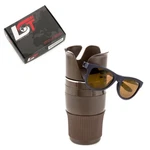 Multifunktionsbecher Storage Compartment Cup Holder 5IN1 Braun For Peugeot. Fixed Price $24.21.