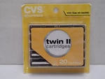 Twin Cartridges Refills 20 Fits Trac Ii Razors Cvs. Fixed Price $14.99.