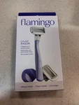 Flamingo Women's 5 Blade Razor: Lilac Handle With Shower Holder + 2 Raz.... Fixed Price $5.99.
