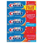 Crest Kid's Toothpaste, Sparkle Fun, 4.6 Oz., 5 Pk.. Fixed Price $17.82.