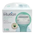 Schick Intuition Sensitive Care With Organic Aloe Razor Blades, 6 Cartridges. Fixed Price $14.99.