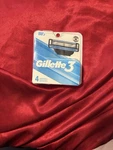 Gillette 3 Men's Razor Blade Refills 4 Cartridges - New. Fixed Price $20.00.