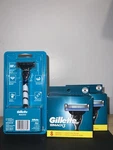 Gillette MACH3 Razor Handle + 16 Blade Cartridges New. Fixed Price $49.85.