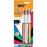 Bic 4 Color Shine Retractable 1 Count (pack Of 3), Black, Blue, Red And Green. Fixed Price $11.86.