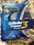 8 Gillette Sensor 3 Simple Disposable Razors Lubrastrip Ultragrip Fixed Head. Fixed Price $8.90.