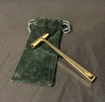 Vintage Polo Ralph Lauren Golden Razor Retro Shaving With Pouch Engraved Cg. Fixed Price $32.99.