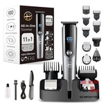 E-hunter Beard Trimmer For Men 5 1 Kit Electric Razor, Nose Hair Aluminum. Fixed Price $42.00.