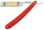 Dovo Facharbeit Folding Knife 4.5" Stainless Razor Blade Red Acrylic Handle. Fixed Price $331.79.