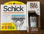 60% Off 8 Pk Schick Quattro Titanium 4BLADE Razors + Bull Dog Beard Oil-. Fixed Price $9.55.