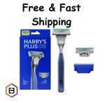 Harry's Plus Men's Razor Handle With 2 Blade Cartridges - Tide. Fixed Price $20.39.