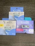 Gillette Lot Of 3 Venus Pubic Hair & Skin 14 Refill Cartridges. Fixed Price $45.00.