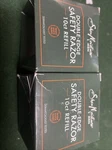 Shea Moisture 10CT Double Edge Safety Razor Refills Pack, 20 Total Blades Only. Fixed Price $14.95.
