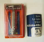 Gillette Tv Razor Case, With Instructions & Blade (1957). Fixed Price $59.99.