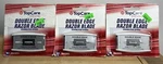 Top Care Stainless Steel Generic Double Edge Razor Blades 30 (3 Packs). Fixed Price $12.99.