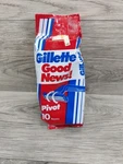 Vintage 1993 Gillette Good News! Men's Disposable Shaving Razors 10 Count. Fixed Price $30.00.