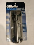 Gillette Sensor Excel Razor Silver Stainless Steel 2 Cartridges. Fixed Price $80.00.
