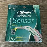Gillette For Women Sensor 2-BLADE Refill Cartridges 10-PACK, Legs, Underarms. Fixed Price $25.00.