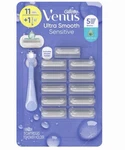 Gillette Venus Ultra Smooth Razor, 11-COUNT With Metal Handle. Fixed Price $54.99.