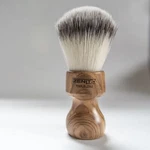 Zenith Olive Wood Synthetic Shave Brush. 27.5 Mm. Made In Italy. S5. Fixed Price $47.00.
