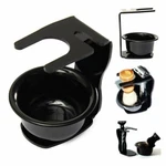 Universal Black Acrylic Shaving Brush Razor Stand Holder Set & Mug/cup/bowl New. Fixed Price $14.17.