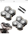2PACK Pro 4 Head Replacement Blades For Pitbull Shaver, Rotary. Fixed Price $19.99.