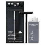 Bevel Safety Razor W/ Brass Weighted Handle, 10 Double Edge Blades, Black. Fixed Price $47.88.
